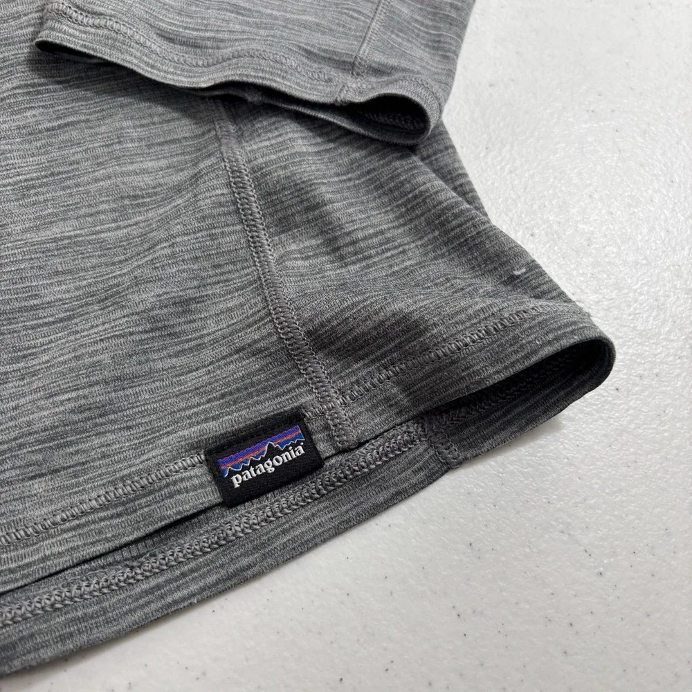 Patagonia Capilene Cool L/S Shirt Mens XXL Grey Lightweight Fast Dry Run Hiking